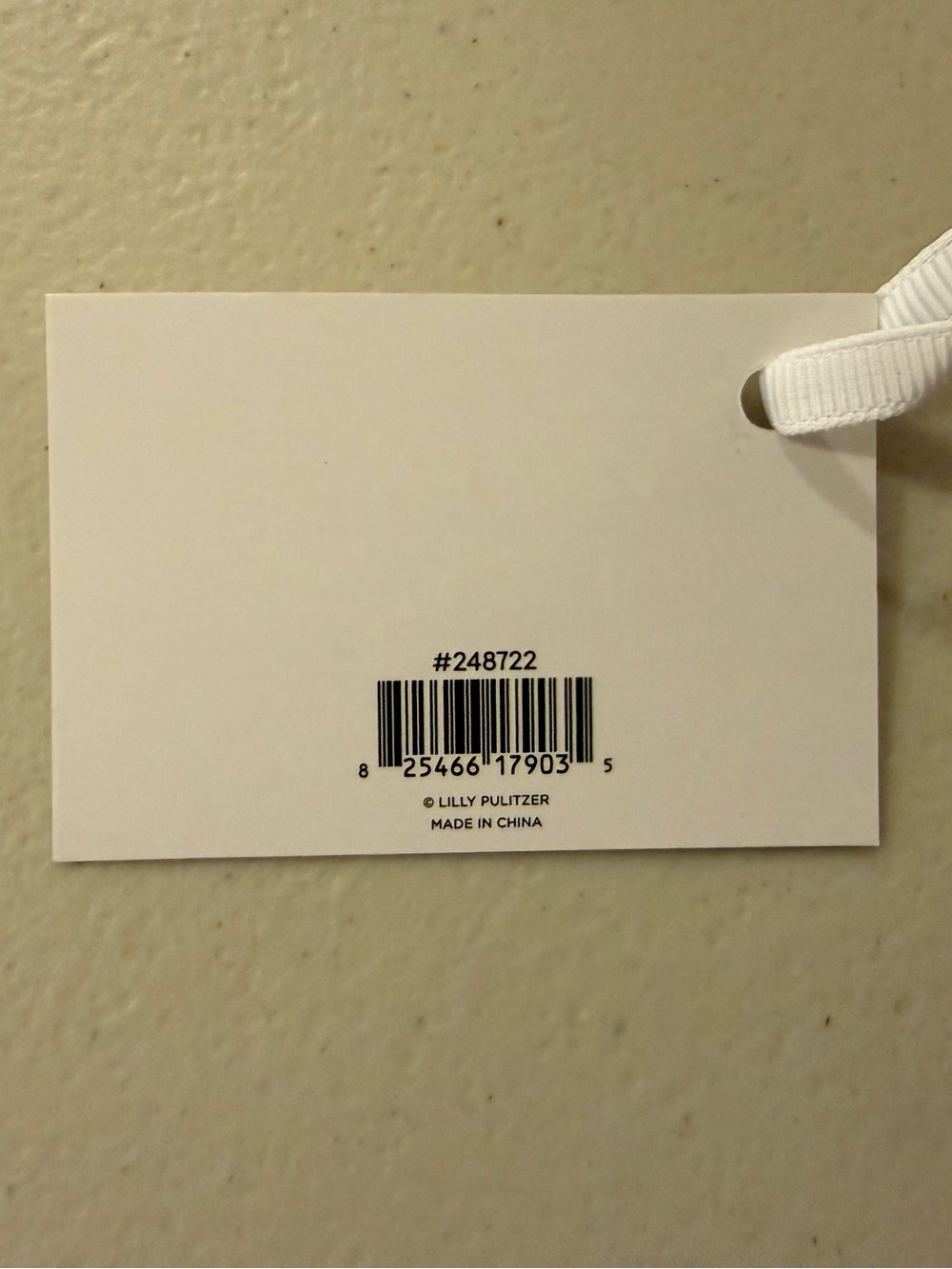 Lilly Pulitzer Zebra Shaped Luggage Tag in ‘Conch Shell Punk Zee Bebe’ - *NWT* - Picture 8 of 8